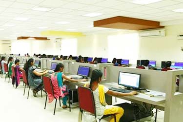 Computer lab of alpha college of engineering